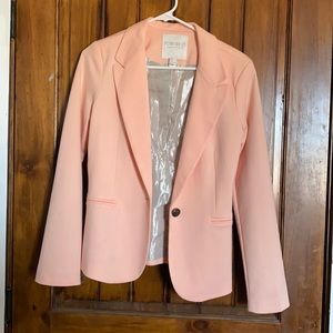 Peach color blazer